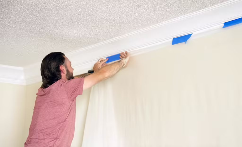 How to Remove Popcorn Ceiling in Double Wide Mobile Home